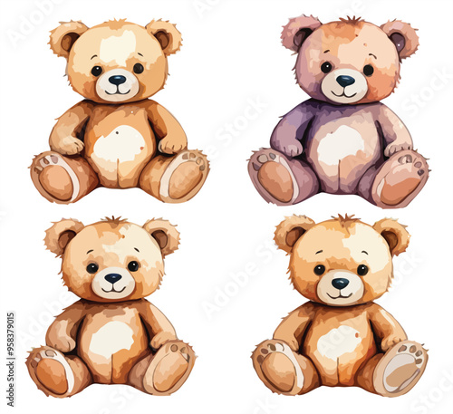 teddy bear set