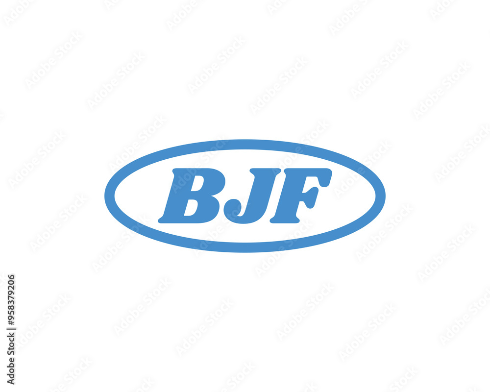 BJF logo design vector template. BJF BJF logo design vector template. BJF