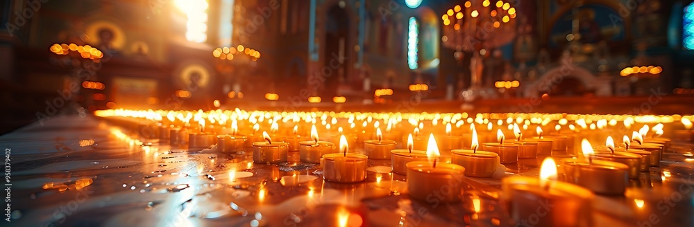 Candles in a Church Candles in a Church