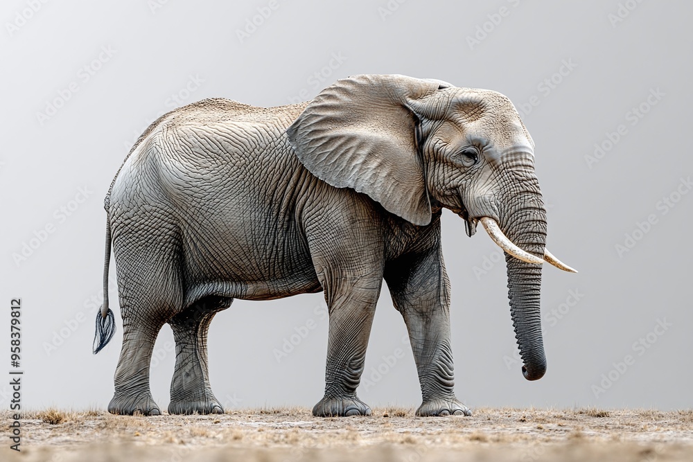 Obraz premium African Elephant Realistic Image