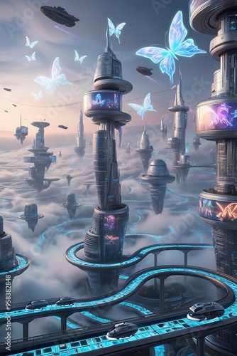 tanker and industry_ Generated with Ai