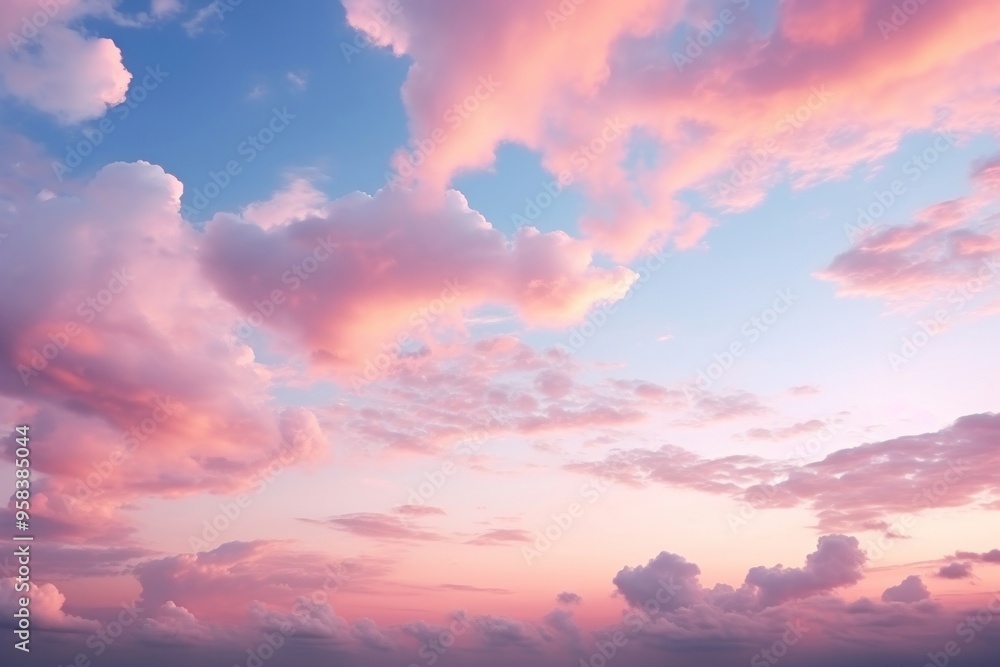 Fototapeta premium Sunset sky cloud outdoors horizon.