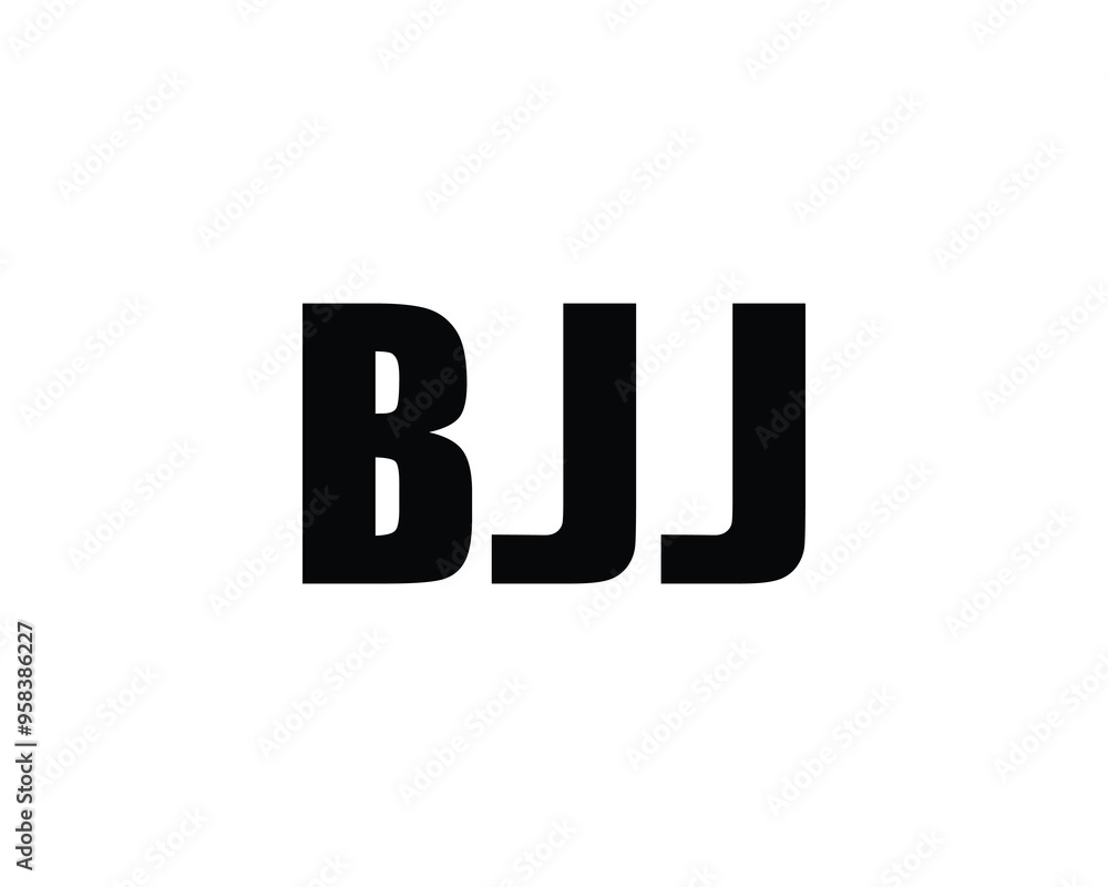 BJJ logo design vector template. BJJ BJJ logo design vector template. BJJ