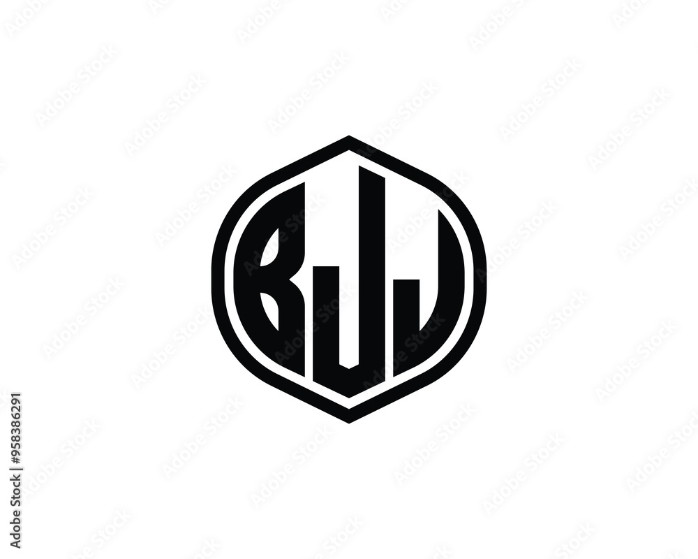 BJJ logo design vector template. BJJ BJJ logo design vector template. BJJ