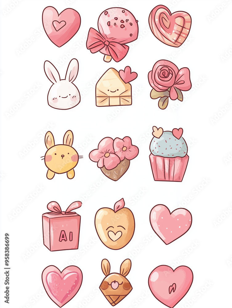 set of hearts set of hearts