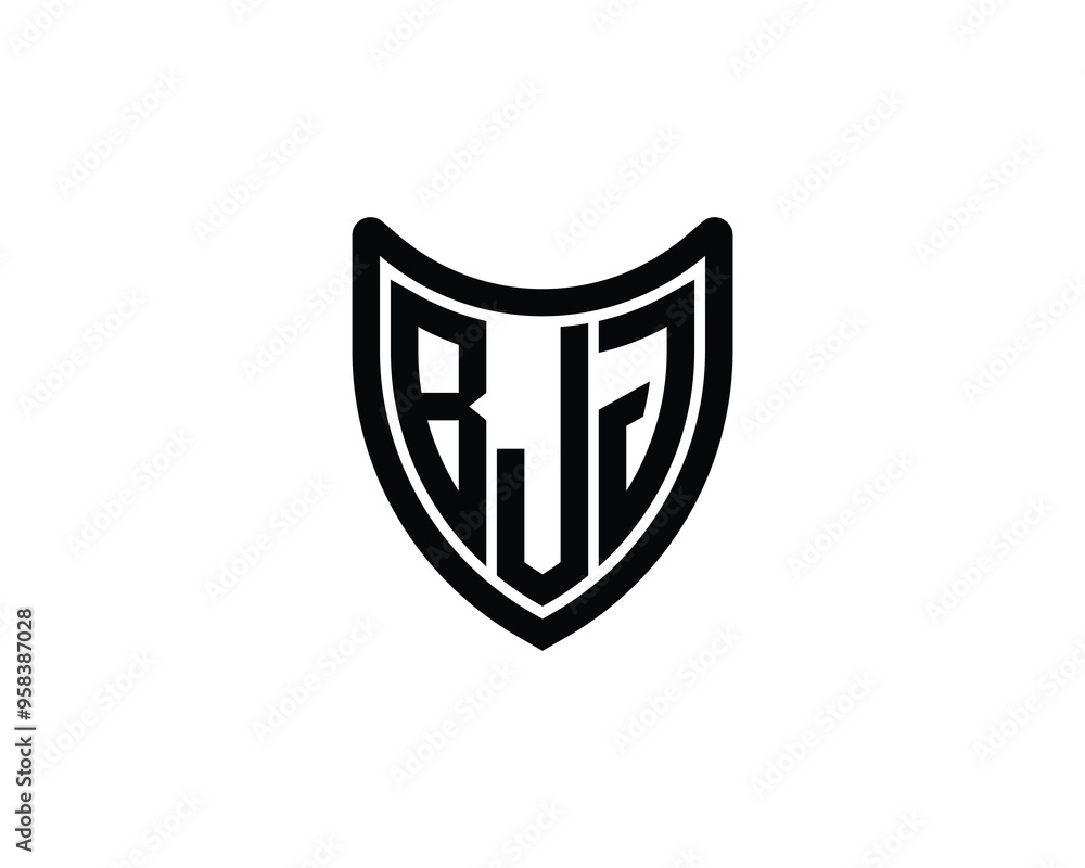 BJJ logo design vector template. BJJ BJJ logo design vector template. BJJ