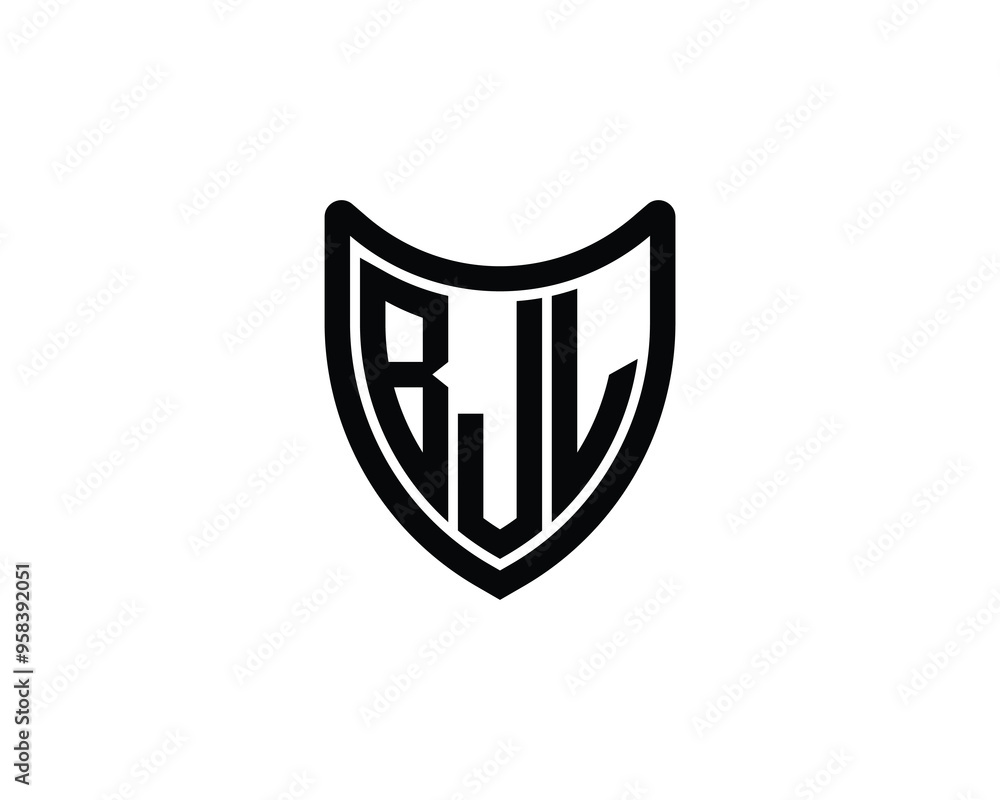 BJL logo design vector template. BJL BJL logo design vector template. BJL