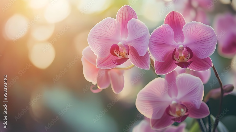 Orchid Flowers in Soft Light Orchid Flowers in Soft Light