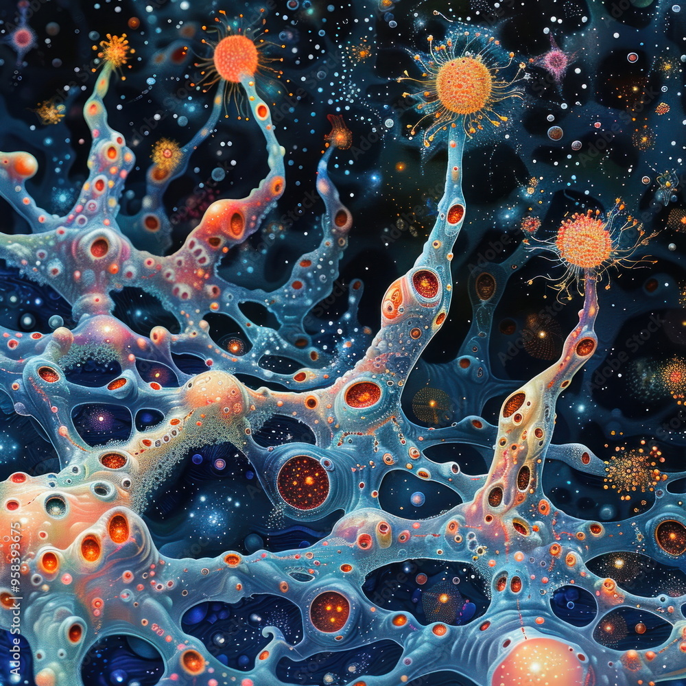 Fototapeta premium Cosmic Network.