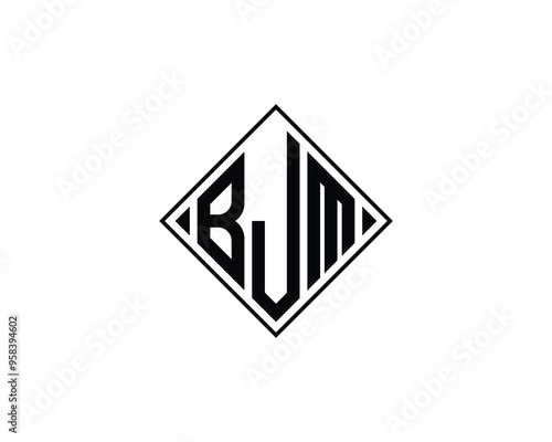 Free Download BJM logo design vector template. BJM - GFXLoad