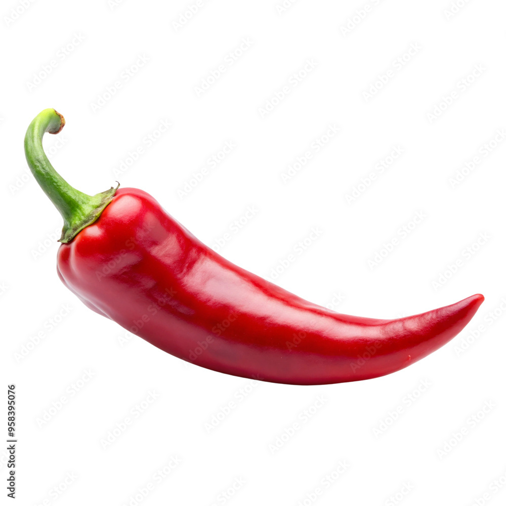 Hot Chili with a white background Hot Chili with a white background