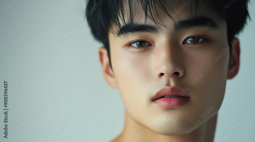 若くてかっこいいアジア人男性のポートレート/日本・韓国・中国 若くてかっこいいアジア人男性のポートレート/日本・韓国・中国