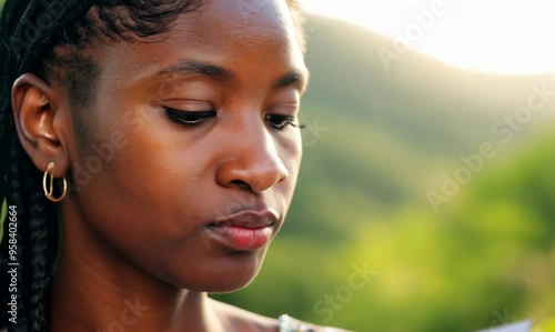 Malawian Woman Writing a Letter to Her Local Representative