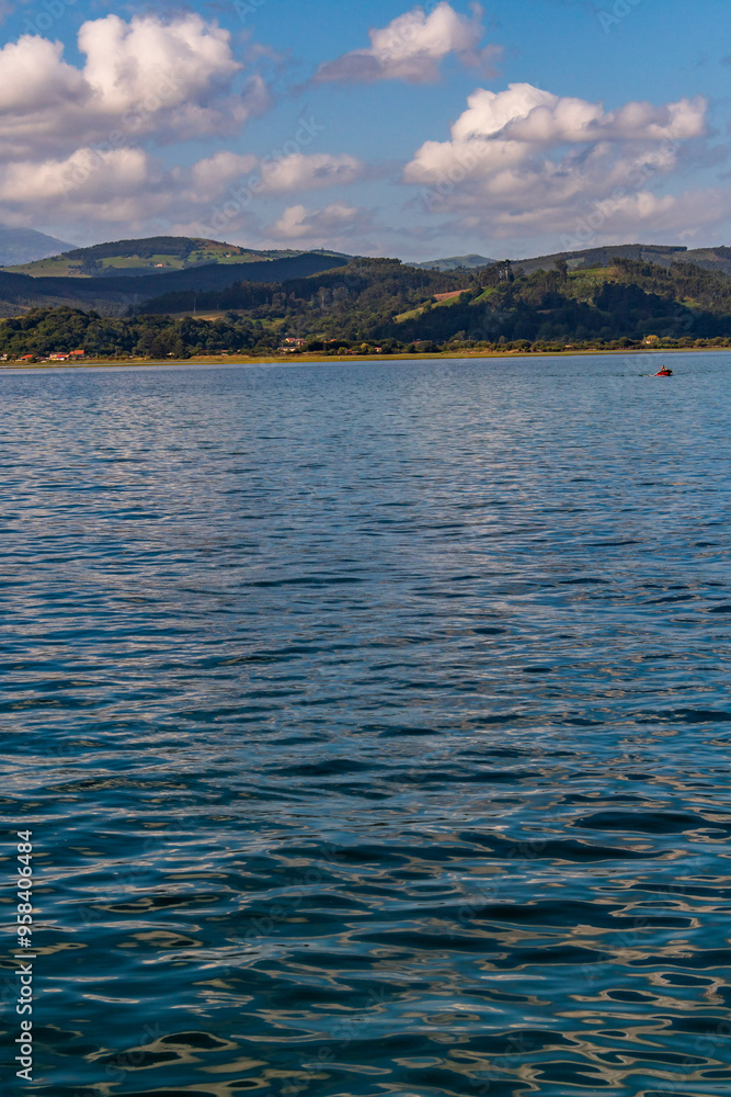 Paisaje en Santoña, Cantabria, España. Paisaje en Santoña, Cantabria, España.