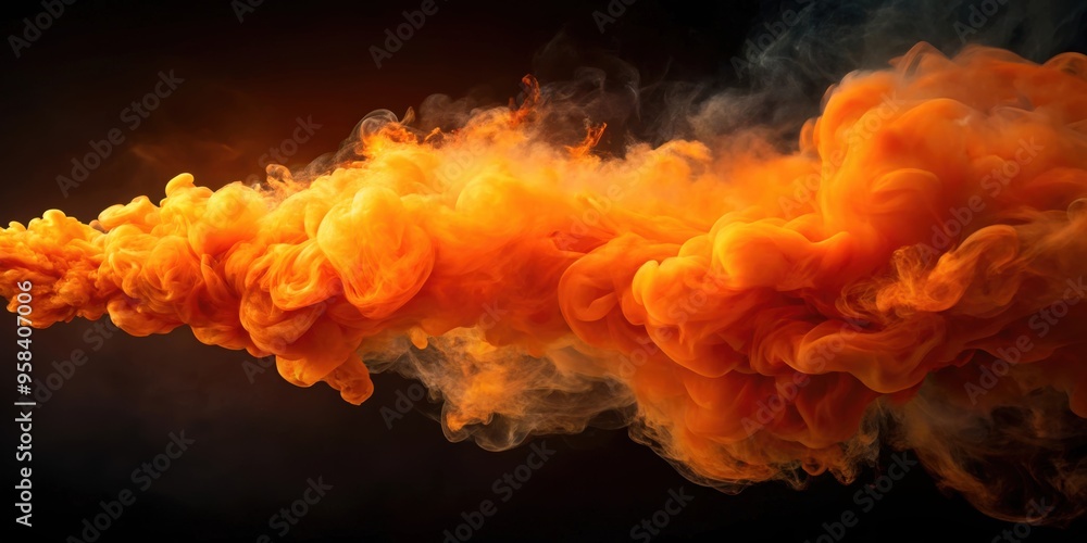 Orange smoke billowing on a background, orange, smoke, fog,abstract, texture, vibrant, colorful, atmosphere, effect, design Orange smoke billowing on a background, orange, smoke, fog,abstract, texture, vibrant, colorful, atmosphere, effect, design