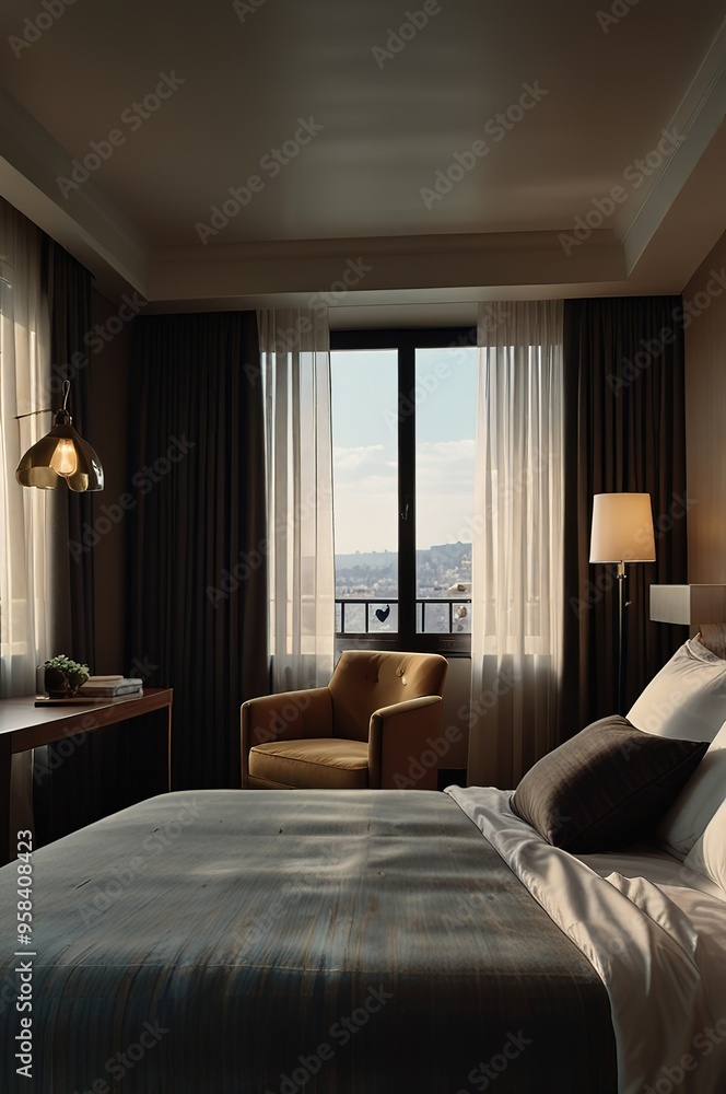 Obraz premium relaxing hotel room