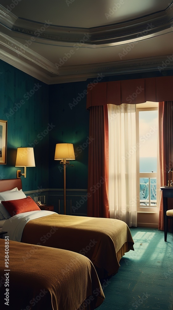 Fototapeta premium relaxing hotel room