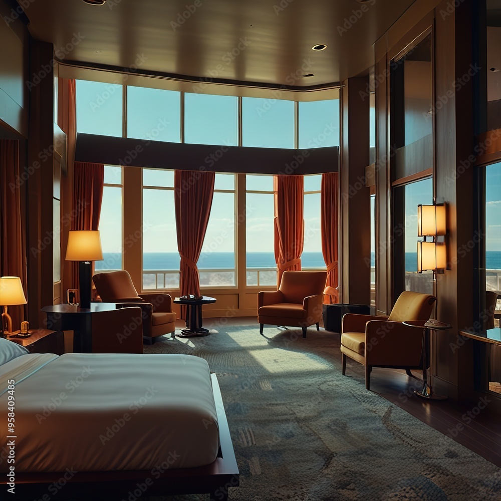 Fototapeta premium relaxing hotel room