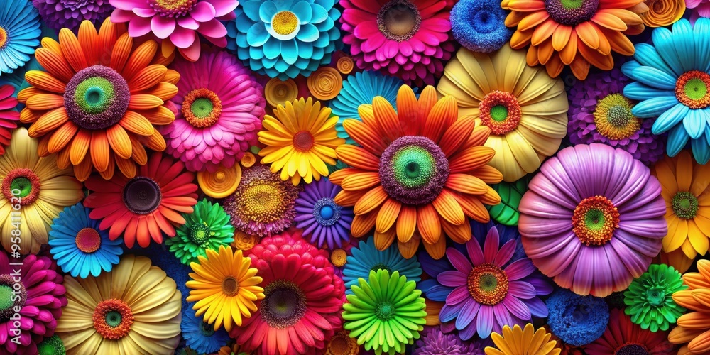 Colorful and vibrant pop art flower abstract background, pop art, colorful, vibrant, flower, abstract, background, design Colorful and vibrant pop art flower abstract background, pop art, colorful, vibrant, flower, abstract, background, design
