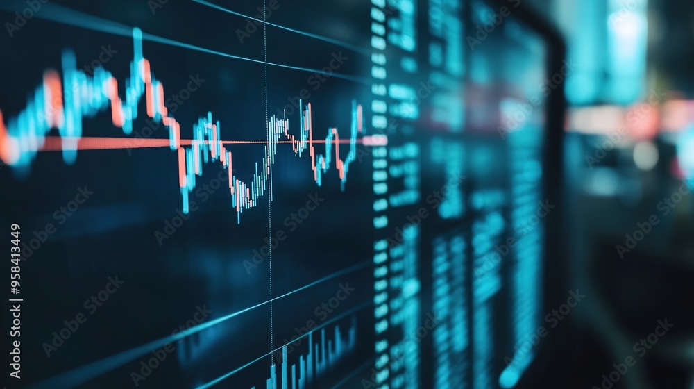 Dynamic Cryptocurrency Market Analysis on a Laptop, Digital Currency Trading, Blockchain Technology, and Online Investment Strategies. Modern Financial Innovations and E-Commerce Concepts. Dynamic Cryptocurrency Market Analysis on a Laptop, Digital Currency Trading, Blockchain Technology, and Online Investment Strategies. Modern Financial Innovations and E-Commerce Concepts.