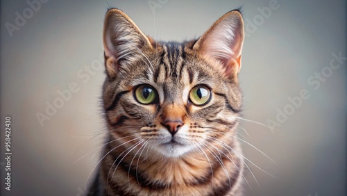 Close up portrait of a cute cat , feline, whiskers, fur, eyes, nose, adorable, pet, animal, domestic, close-up, portrait, cute, fluffy