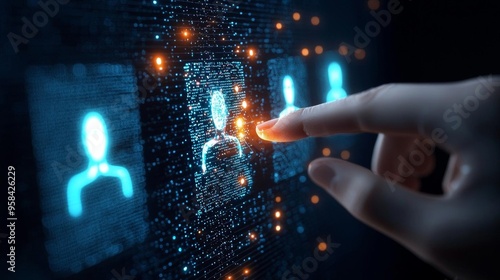 An HR recruiter employing AI to enhance candidate experience and streamline communication