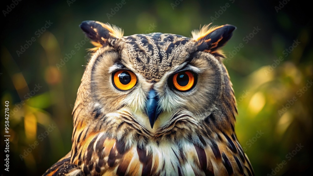 Owl staring attentively with piercing eyes, owl, bird, animal, wildlife, nature, staring, attentive, eyes, feathers, perched Owl staring attentively with piercing eyes, owl, bird, animal, wildlife, nature, staring, attentive, eyes, feathers, perched