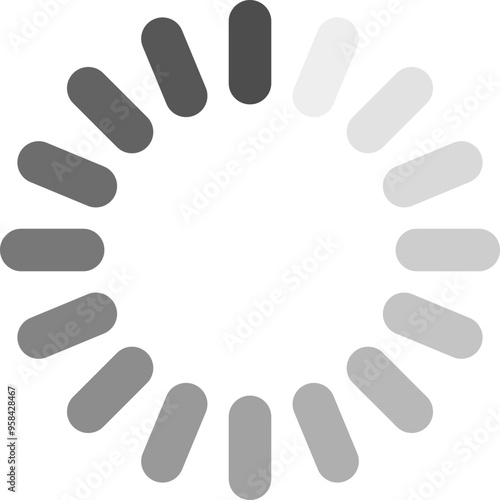round loading icons. progress load icons