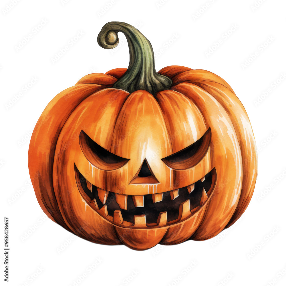 Jack o Lantern Isolated on a Transparent Background Jack o Lantern Isolated on a Transparent Background