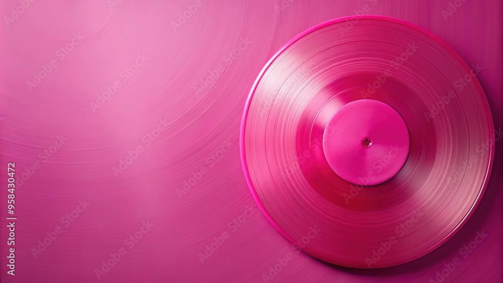 Pink vinyl record on a matching pink background, music, vintage, retro, vinyl, record, album, collectible, pink, vibrant Pink vinyl record on a matching pink background, music, vintage, retro, vinyl, record, album, collectible, pink, vibrant