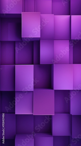 Purple minimalistic geometric abstract background with seamless dynamic square suit for corporate, business, wedding art display products blank 