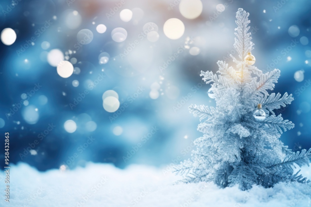 Christmas tree snow backgrounds outdoors. Christmas tree snow backgrounds outdoors.