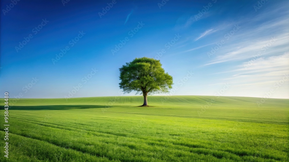 Serene minimalist landscape with open fields and a lone tree, minimalist, landscape, nature, serene, peaceful, field, tree Serene minimalist landscape with open fields and a lone tree, minimalist, landscape, nature, serene, peaceful, field, tree