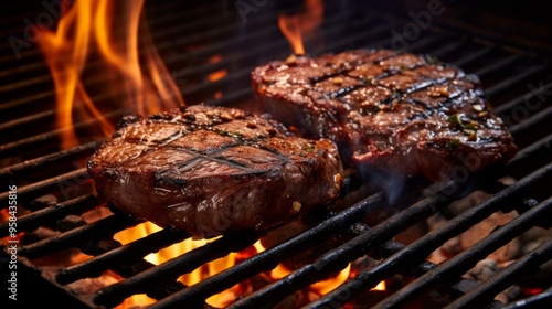 Delicious grilled meat