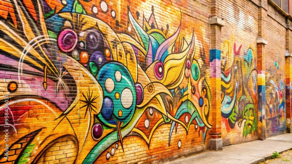 Light color graffiti on street wall with abstract designs , urban, graffiti, art, street, wall, background, colorful Light color graffiti on street wall with abstract designs , urban, graffiti, art, street, wall, background, colorful
