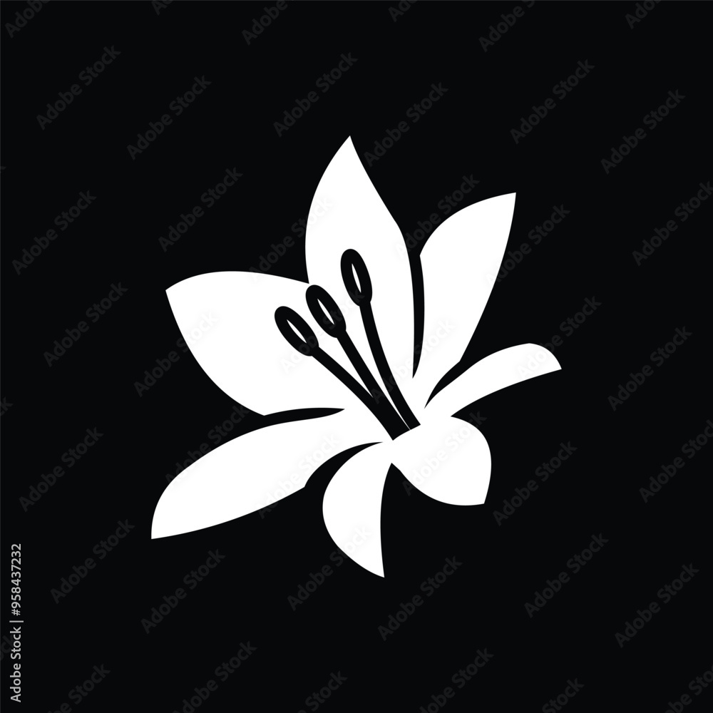 beautiful lily flower vector design beautiful lily flower vector design