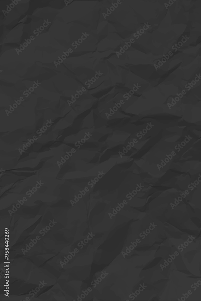 Black clean crumpled paper Black clean crumpled paper