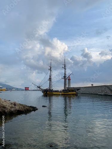 Matinée au vieux port de Bastia, Corse