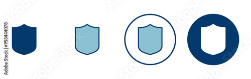 Free Download Shield vector vector icon isolated on white background. Protection icon vector. Security vector icon - GFXLoad