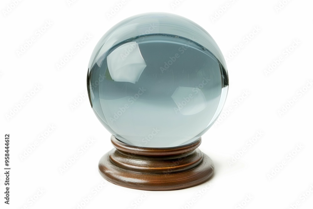 Crystal Ball isolated on a white background with a clipping path