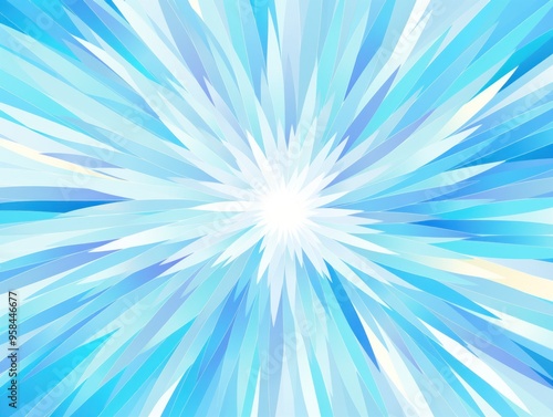 Radiant Blue repeated soft pastel color vector art pointed