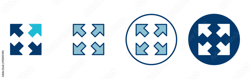 Fullscreen Icon vector isolated on white background. Expand to full screen icon. Fullscreen sign icon. Arrows symbol Fullscreen Icon vector isolated on white background. Expand to full screen icon. Fullscreen sign icon. Arrows symbol