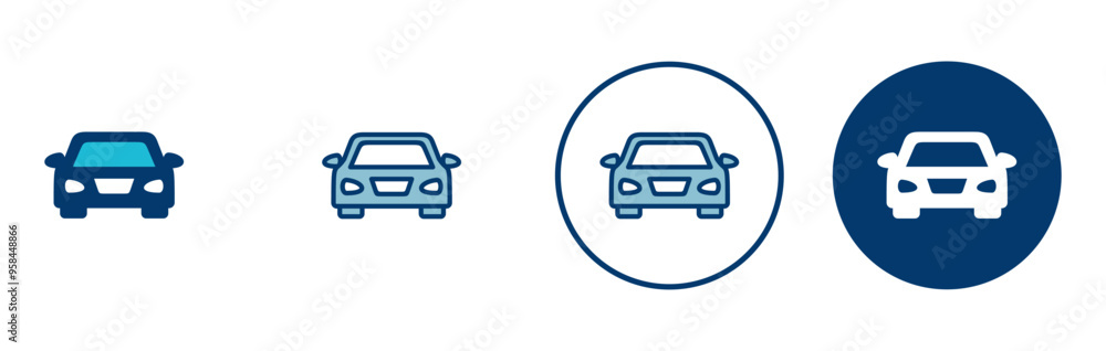 Car icon vector isolated on white background. Car icon vector. Car icon vector isolated on white background. Car icon vector.