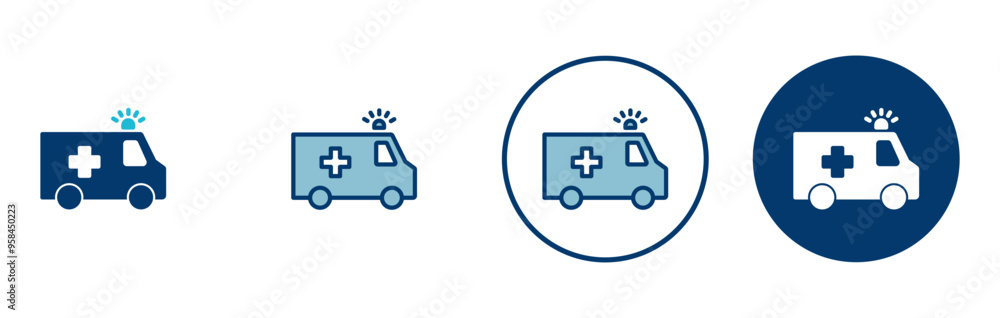 Ambulance Icon vector isolated on white background. Ambulance Icon Design. ambulance truck icon vector Ambulance Icon vector isolated on white background. Ambulance Icon Design. ambulance truck icon vector