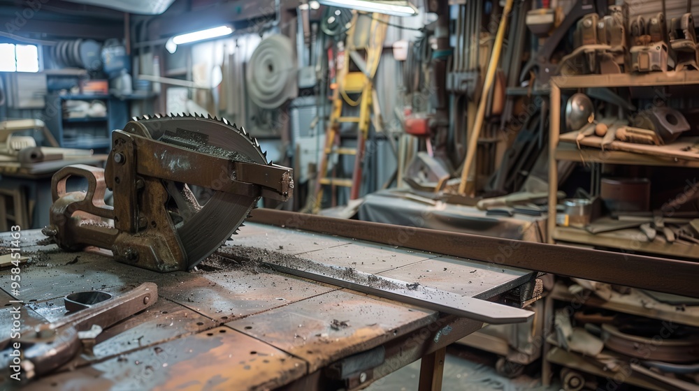 The saw's versatility extends to metalworking, with hacksaws designed to cut through metal pipes and rods. The saw's versatility extends to metalworking, with hacksaws designed to cut through metal pipes and rods.