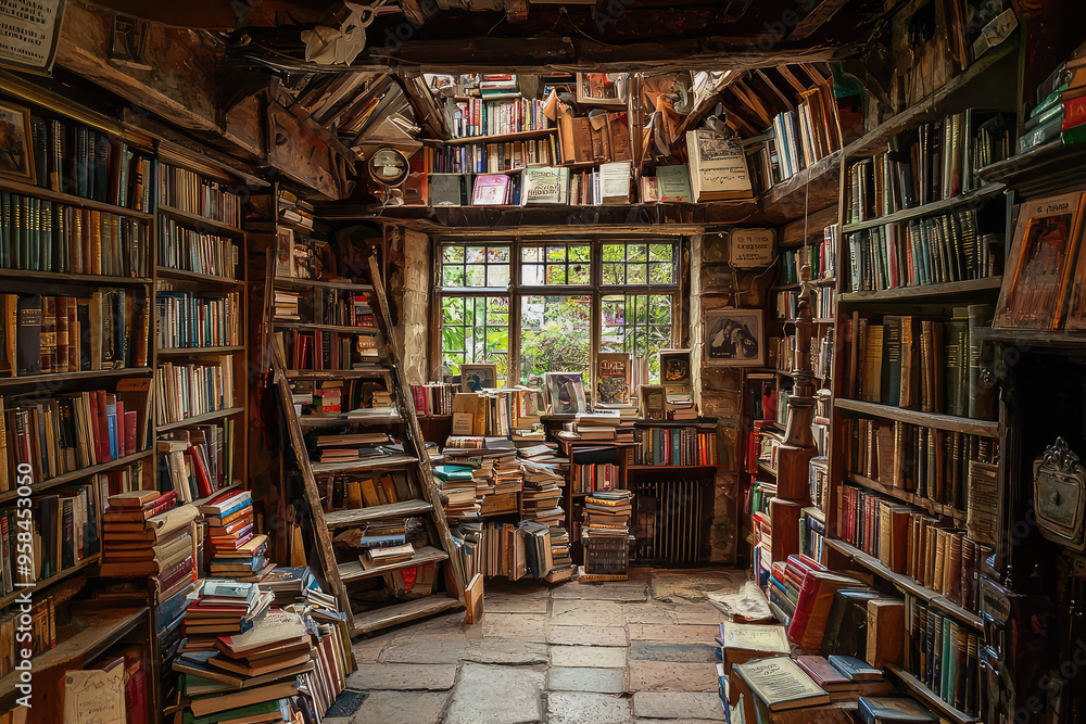 A Quaint UK Bookstore: Where Stories Stack High and Imagination Takes Flight A Quaint UK Bookstore: Where Stories Stack High and Imagination Takes Flight