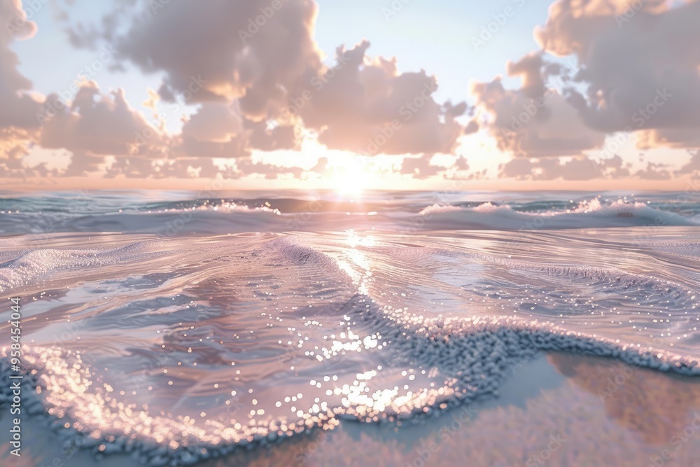 Fototapeta premium sand and sea and sky