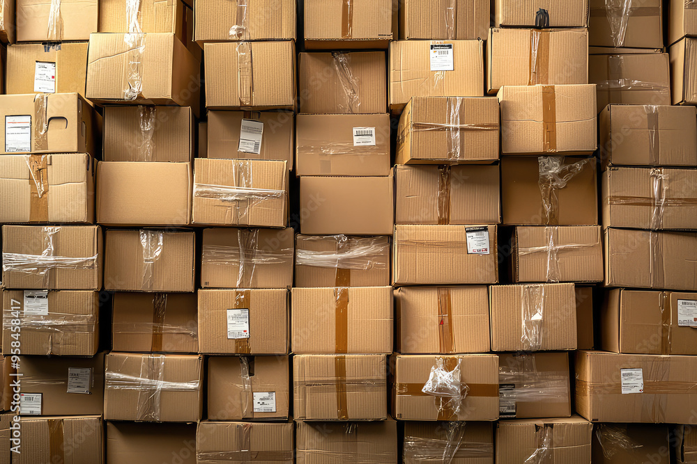 A Wall of Cardboard: Ready for a New Beginning