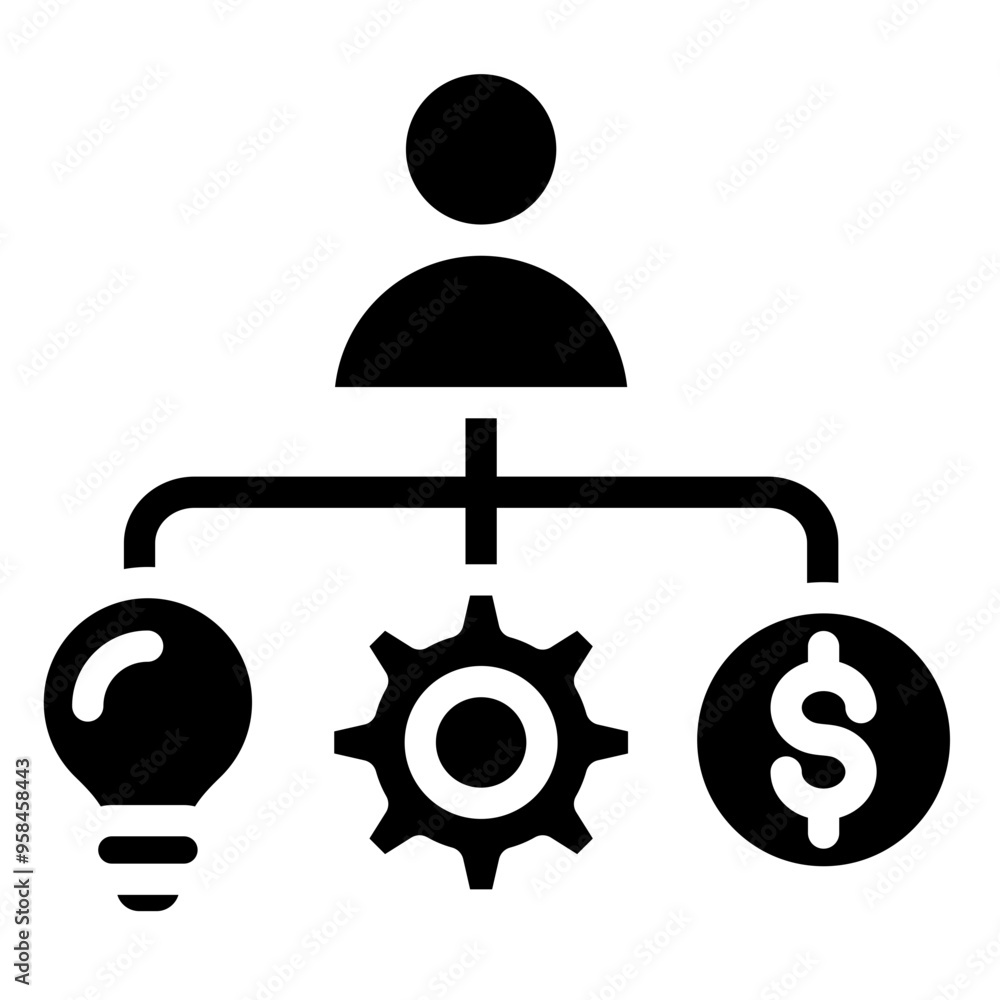 Resource Allocation Icon Resource Allocation Icon