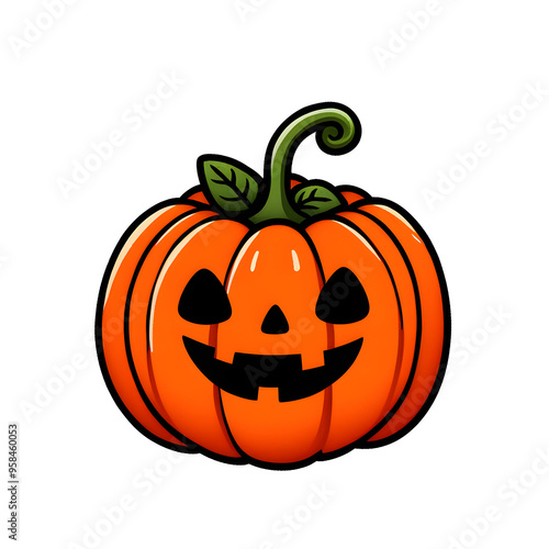 Halloween pumpkin cartoon